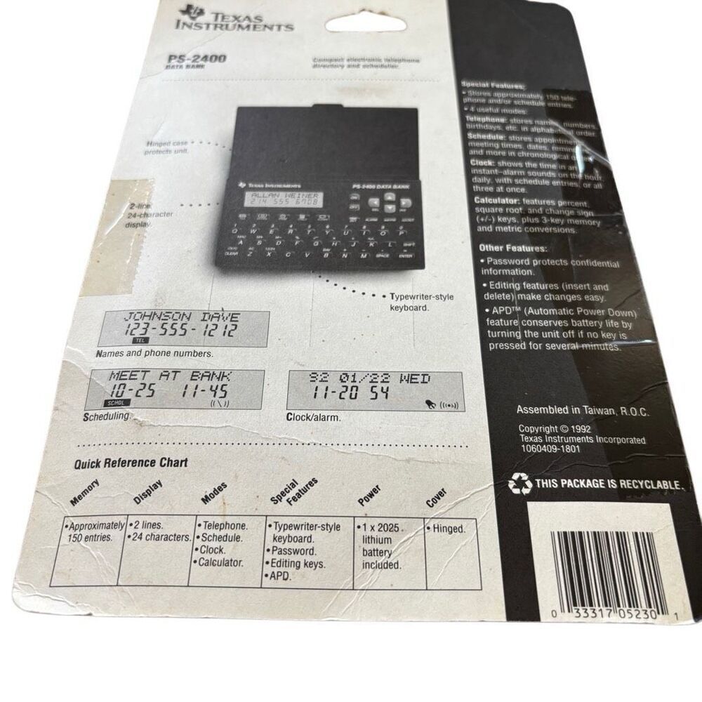 Texas Instruments PS-2400 Data Bank *New, Read* - Picture 5 of 5